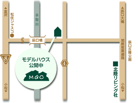 ミツヤガーデンシティ地図